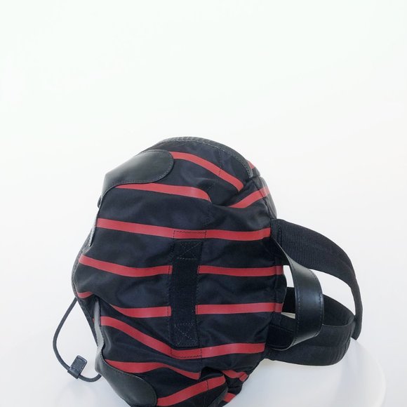 Givenchy Men's Rider Backpack in Black Red Stipes - Picture 4 of 7
